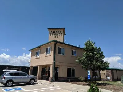 Falcon Self Storage facility building in Falcon, CO