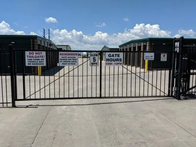 Secure gated entrance